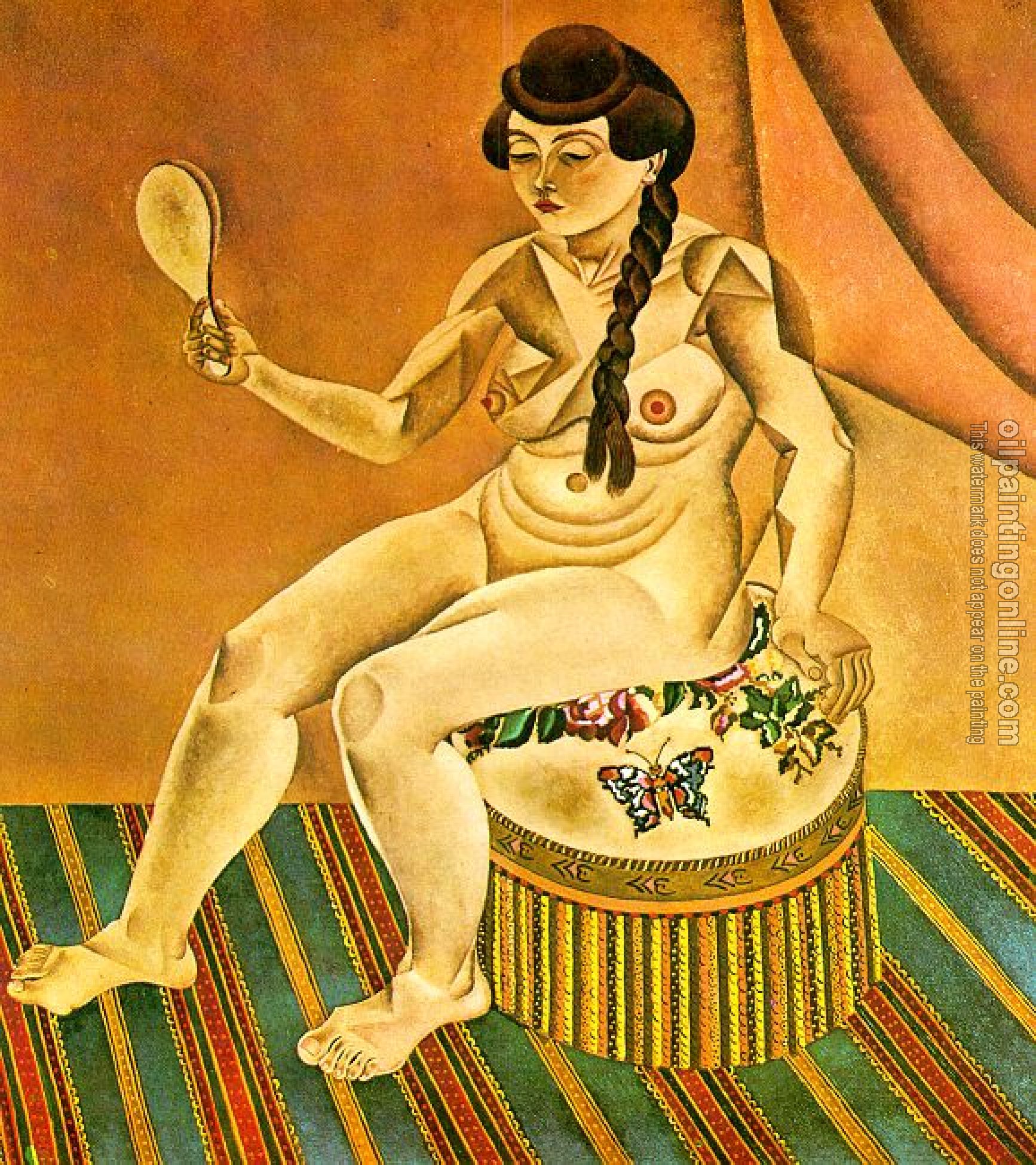 Miro, Joan - Nude with Mirror